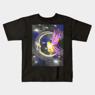 Whispering to the moon Kids T-Shirt